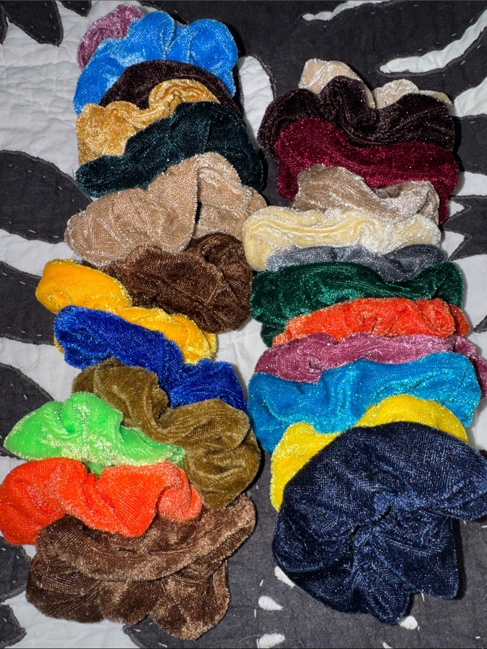 Velvet Scrunchie Bundle - Multicolor Velvet Hair Ties